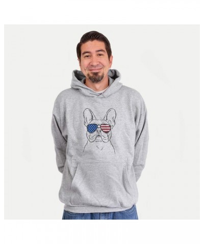 Patriotic Franco The French Bulldog Dog Triblend T-Shirt Men's Pullover Hoodie Sweatshirt $16.42 T-Shirts