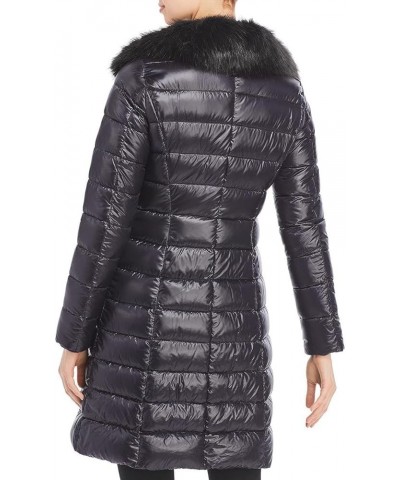 Womens Elisa Quilted Warm Puffer Jacket Black $136.38 Jackets