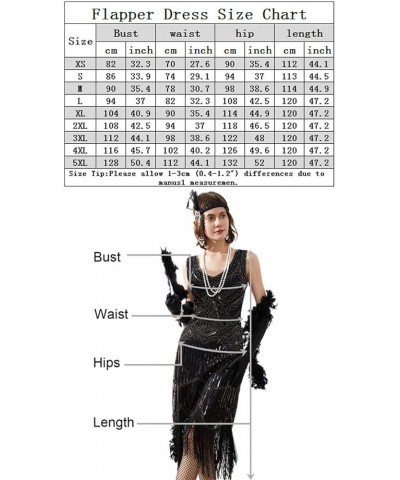 Women's Vintage 1920s Sequin Beaded Tassels Hem Flapper Dress w/accessories Set Gold&wine $23.94 Dresses